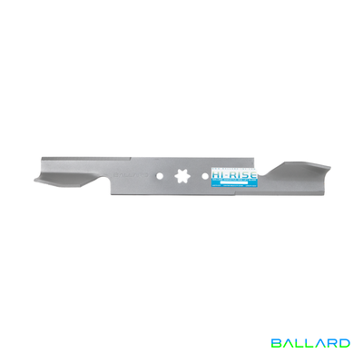 HIGH-LIFT Mower Blades: 18.61" Long, 6Point Star w/ guide holes Center Hole (Three Blade System)